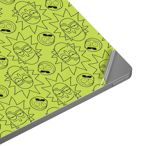 Adult Swim Rick and Morty Rick and Morty All Over Print Universal Laptop 11in (8.8 x 6.2in) Skin